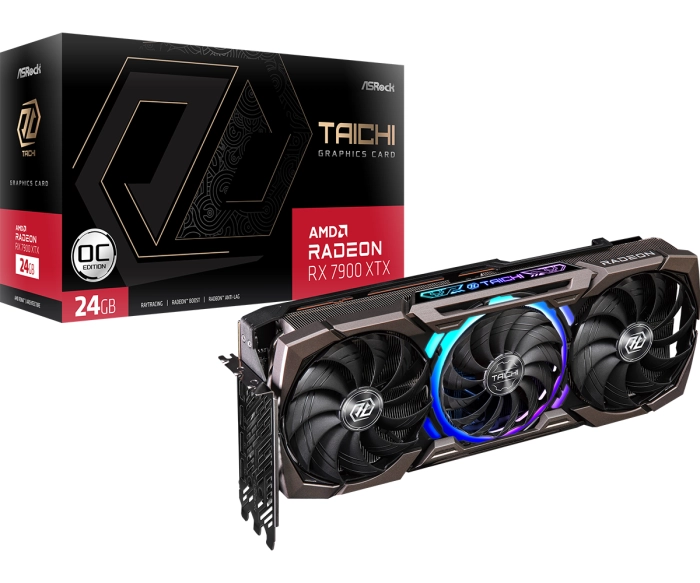 ASROCK AMD RADEON RX 7900 XTX Taichi OC 24GB GDDR6