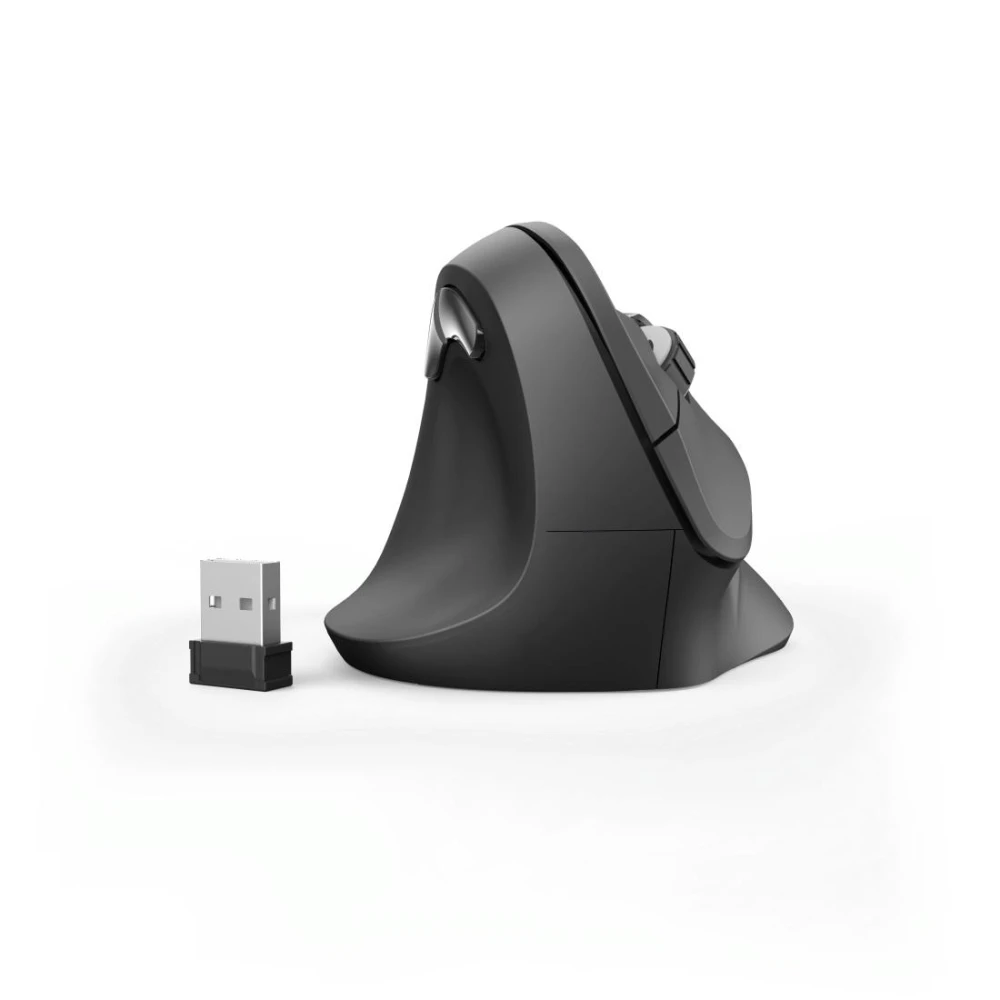 Безжична ергономична мишка HAMA EMW-500L, за лява ръка, USB, 1000/1200/1400 dpi, Черен