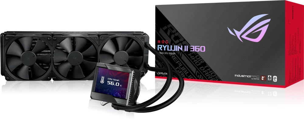 ASUS ROG RYUJIN II 360 Noctua fans