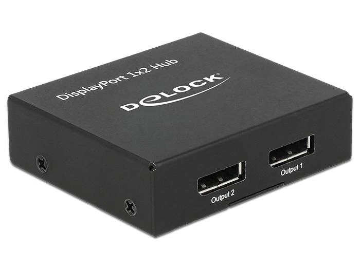 Сплитер DeLock DisplayPort - 2 x DisplayPort out 4K