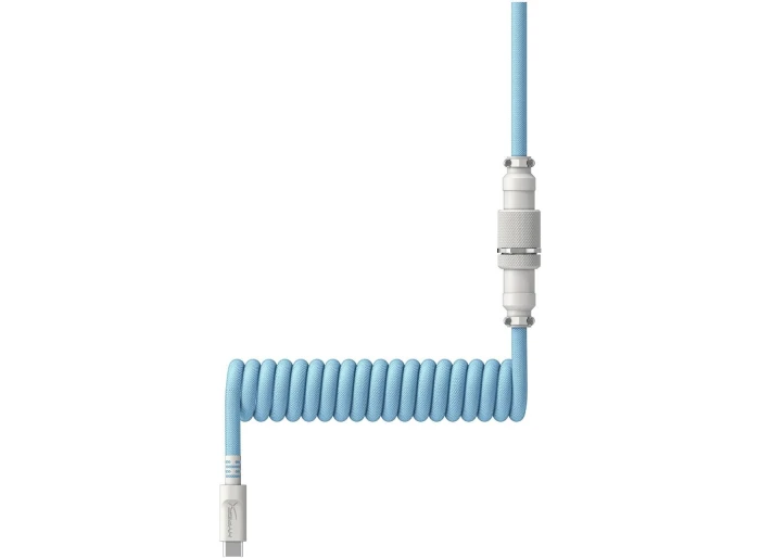 HyperX Coiled Cable USB-C Light Blue-White