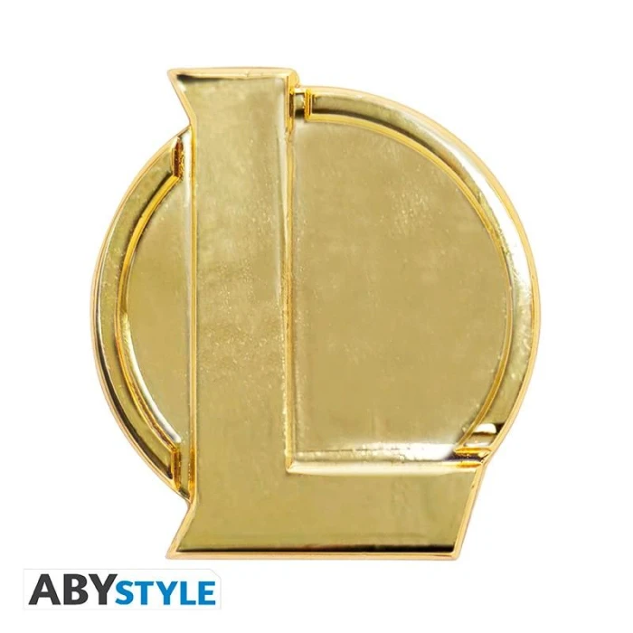 Комплект ABYSTYLE LEAGUE OF LEGENDS - Pck XXL glass + Pin + Notebook "Hextech logo", Многоцветен