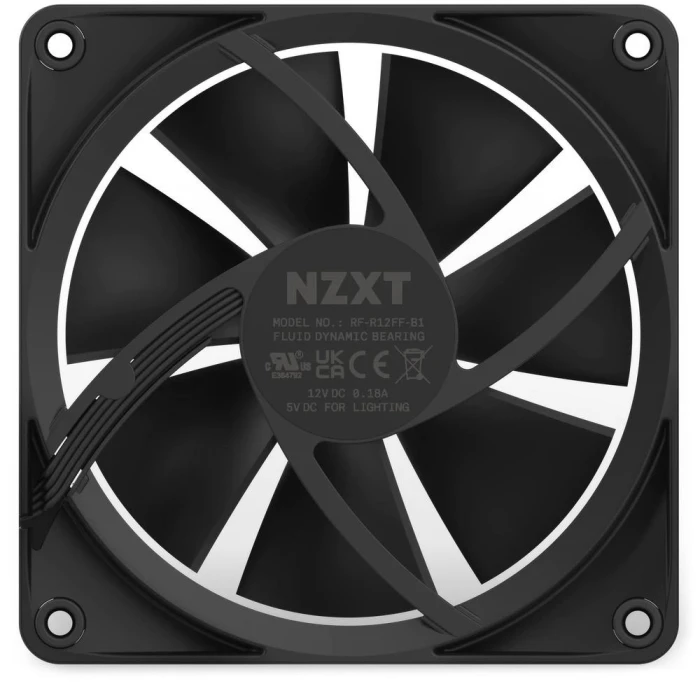 NZXT F120 RGB Black