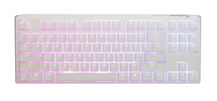 Ducky One 3 Pure White TKL Hotswap Cherry MX Clear