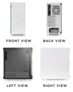Thermaltake H200 TG Snow RGB