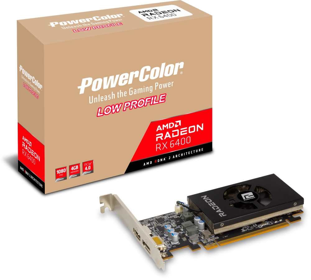 PowerColor Radeon RX 6400 ITX 4GB