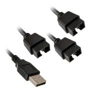USB Хъб Lian Li PW-U2TPAB USB 1 към 3 Hub - Black