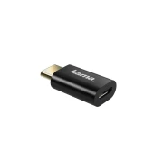 Адаптер HAMA 178399, Micro USB женско - USB-C мъжко, 480 Mbit/s,Черен