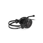 Слушалки с микрофон A4TECH HU-30, Стерео, USB, Черни