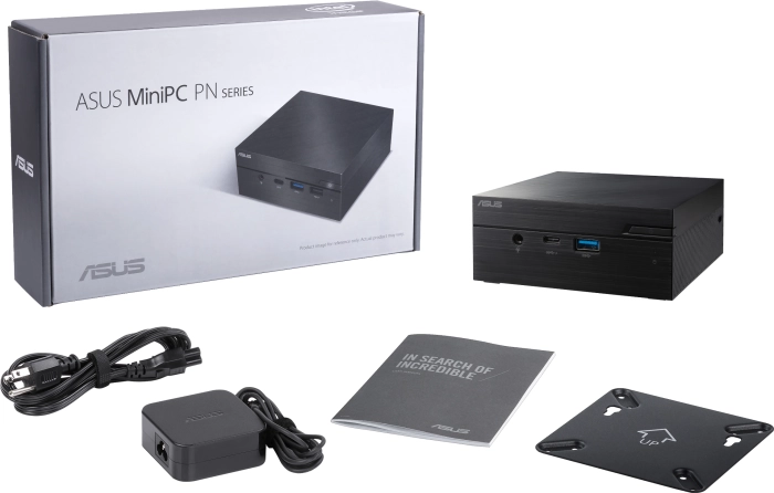 Комп.система ASUS Mini PC PN41-BBC090MCN, Intel Celeron N4500, No RAM, No SSD, 802.11ac, BT5.0(2*2), No OS, 2.5G LAN, 1 x COM Port