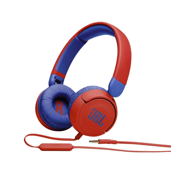 Слушалки за деца JBL JR310, Червен