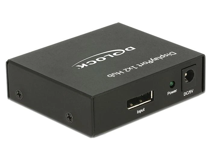 Сплитер DeLock DisplayPort - 2 x DisplayPort out 4K