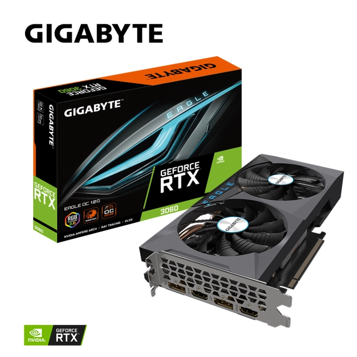 GIGABYTE GeForce RTX 3060 EAGLE OC 12GB GDDR6
