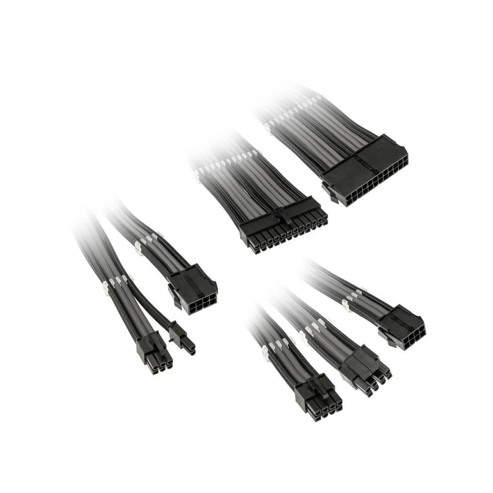 Комплект оплетени кабели Kolink Core, Black/Grey