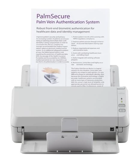 Скенер Fujitsu SP-1120N, A4, USB2.0, Бял