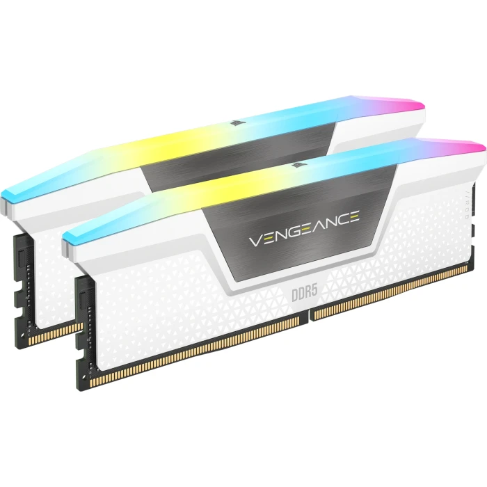 32GB (2x16) DDR5-6000 CL38 CORSAIR VENGEANCE RGB White