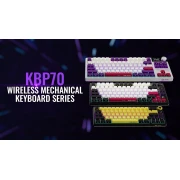 LORGAR KBP70TKLW Wireless PBT Black