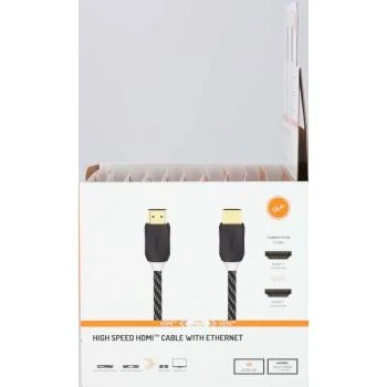 Кабел HAMA 205444, HDMI мъжко - HDMI мъжко, Ethernet, 1.5 м, Позлатени конектори, Черен
