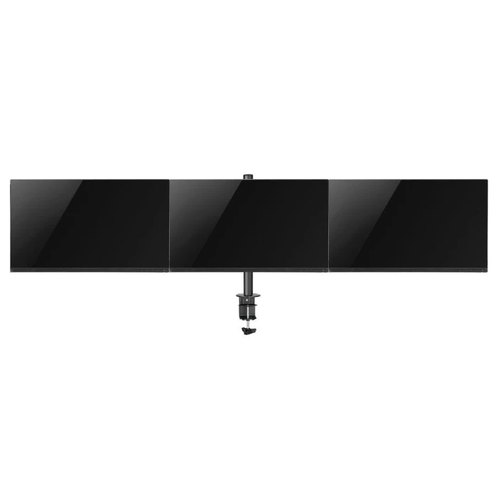 Стойка за 3 мониторa ACT AC8303, За бюро, Регулируема, 27", 3x7 кг, Черен