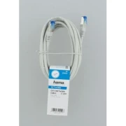 Мрежов пач кабел HAMA F/UTP, CAT 6, RJ-45 - RJ-45, 1Gbit/s, 3.0 m, Сив, Булк