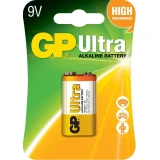 Алкална батерия GP ULTRA 6LF22 /6LR61, 9V, 1 бр., 1604U/1604AU
