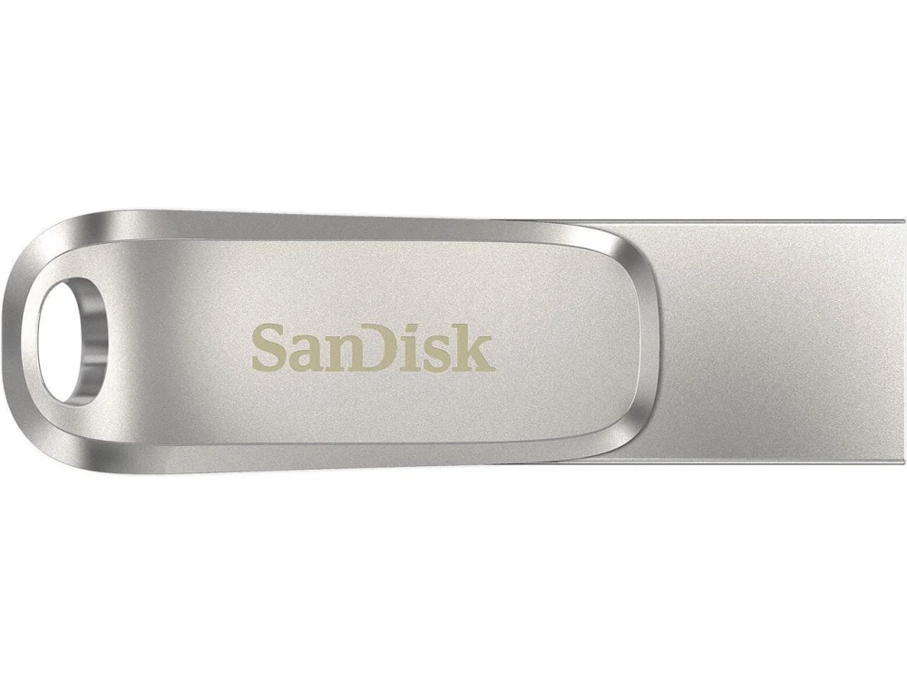 USB памет SanDisk Ultra Dual Drive Luxe, 32GB, USB 3.1 Gen 1, USB-C, Сребрист