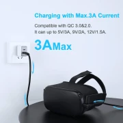 Кабел Fasgear USB-C - USB-A USB 3.0 5m за Oculus Quest