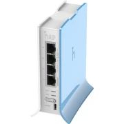 Безжичен Access Point MikroTik hAP lite RB941-2nD-TC, 32MB RAM, 4xLAN, built-in 2.4Ghz 802.11b/g/n, tower case