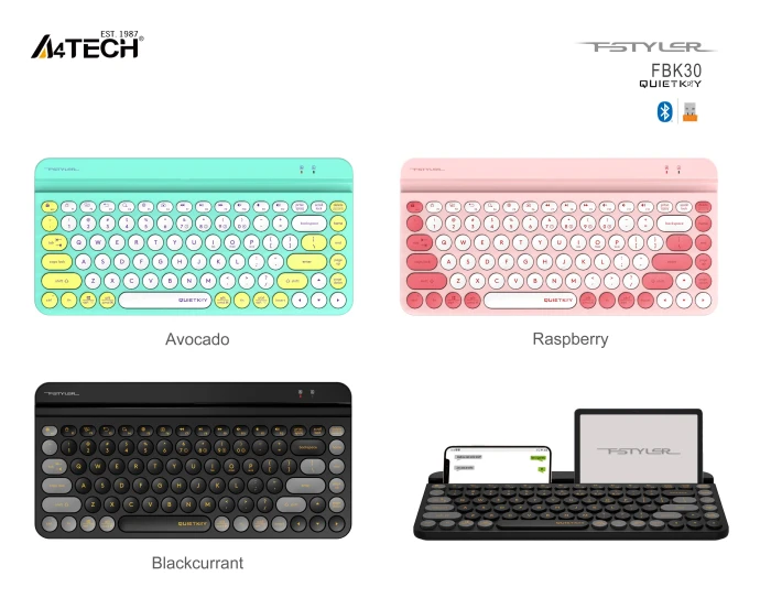 A4tech Fstyler FBK30 Wireless Avocado