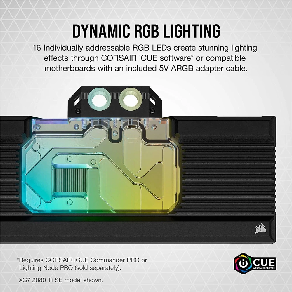 Воден блок за видео карта Corsair Hydro XG7 RGB за RTX 3080/3080 Ti Series Founders Edition CX-9020011-WW