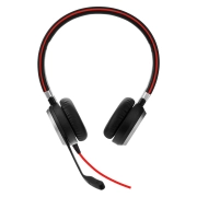 Слушалки Jabra Evolve 40 Stereo Microsoft Teams Optimized, Микрофон, Черни 