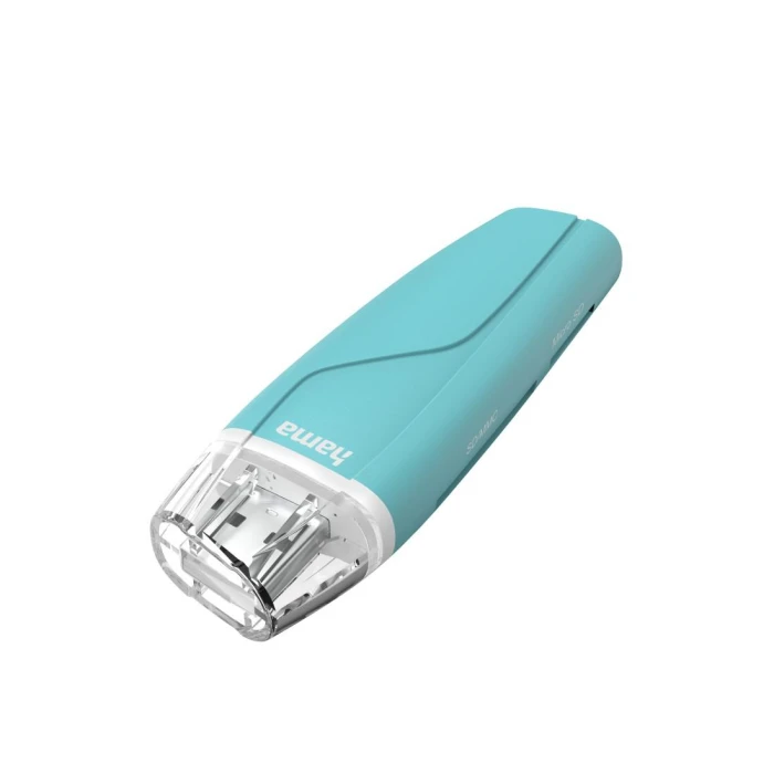 Четец за карти HAMA, USB 2.0, SD/microSD, SD/SDHC/SDXC, Черен