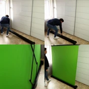 Зелен екран CELEXON Mobile Chroma Key, 150 x 180cm