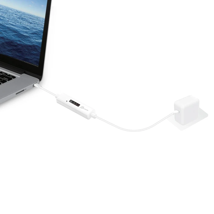 Кабел за зареждане j5create JUCP14 Измервател на мощност USB-C