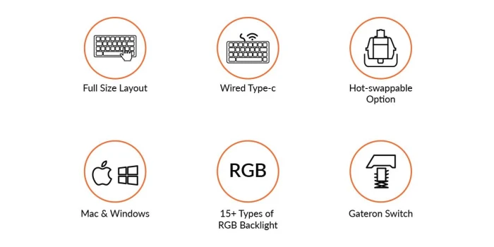 Keychron C2 Hot-Swapp Brown Switch