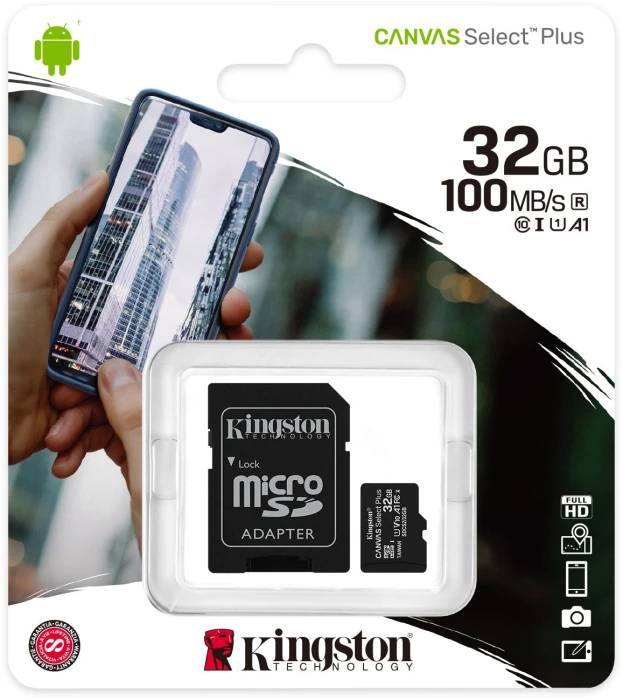 Kingston Canvas Select Plus microSDHC 32GB