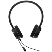 Слушалки Jabra Evolve 20 Stereo Microsoft Teams Optimized, Микрофон, Черни 