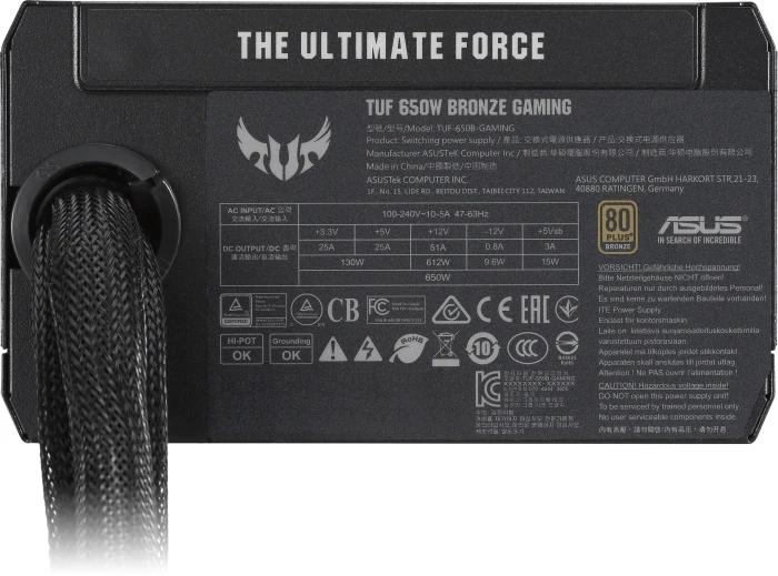 ASUS TUF Gaming Bronze 650W