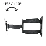 Стенна стойка за TV HAMA 118665, Регулируема, 19"-48", 35 кг, 3 звезди, Черна