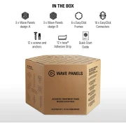 Акустични панели Elgato Wave Panels Starter Kit, Черна