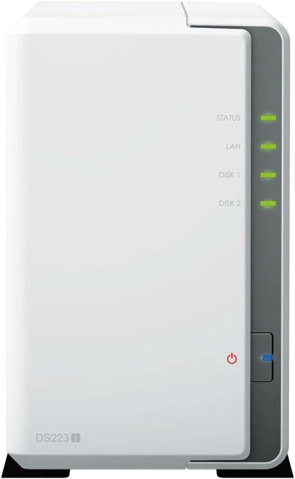 Мрежов сторидж Synology DS223j, за 2 диска, Realtek RTD1619B 4-core 1.7GHz