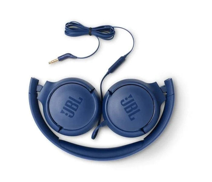 Слушалки on-ear JBL T500, Син