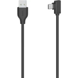 HAMA USB-C > USB-A 2.0 ъглов  - 0.75m