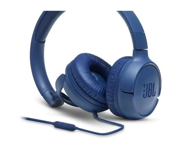 Слушалки on-ear JBL T500, Син