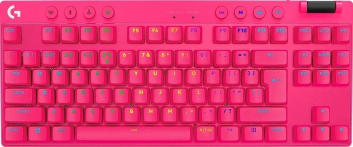 Logitech G Pro X TKL Lightspeed Tactile Switch Magenta