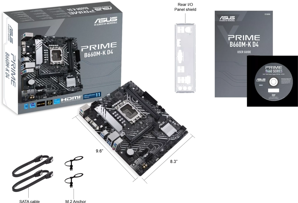 ASUS PRIME B660M-K DDR4