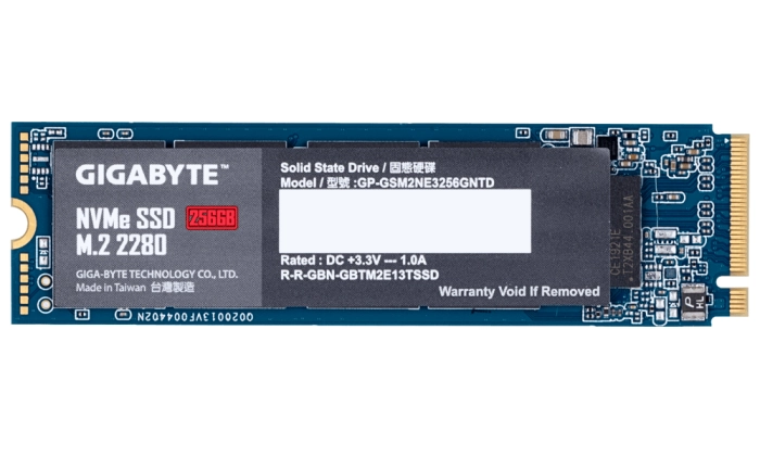 Gigabyte NVMe 256GB