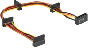 Delock Сплитер Power SATA x 4 - 0.4m