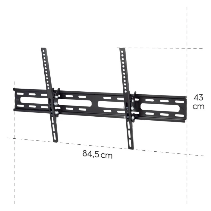 Стенна стойка за TV, HAMA Tilt, 165 см, 75", до 60кг