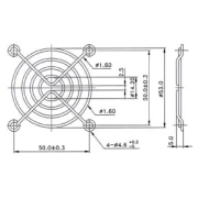 Evercool Решетка за вентилатор Fan Grill Metal - 60mm